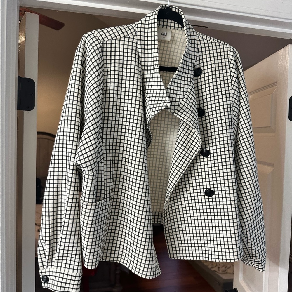 Cabi blazer checkered